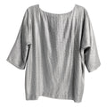 SEQUIN SHIFT TOP SILVER - KNUEFERMANN 