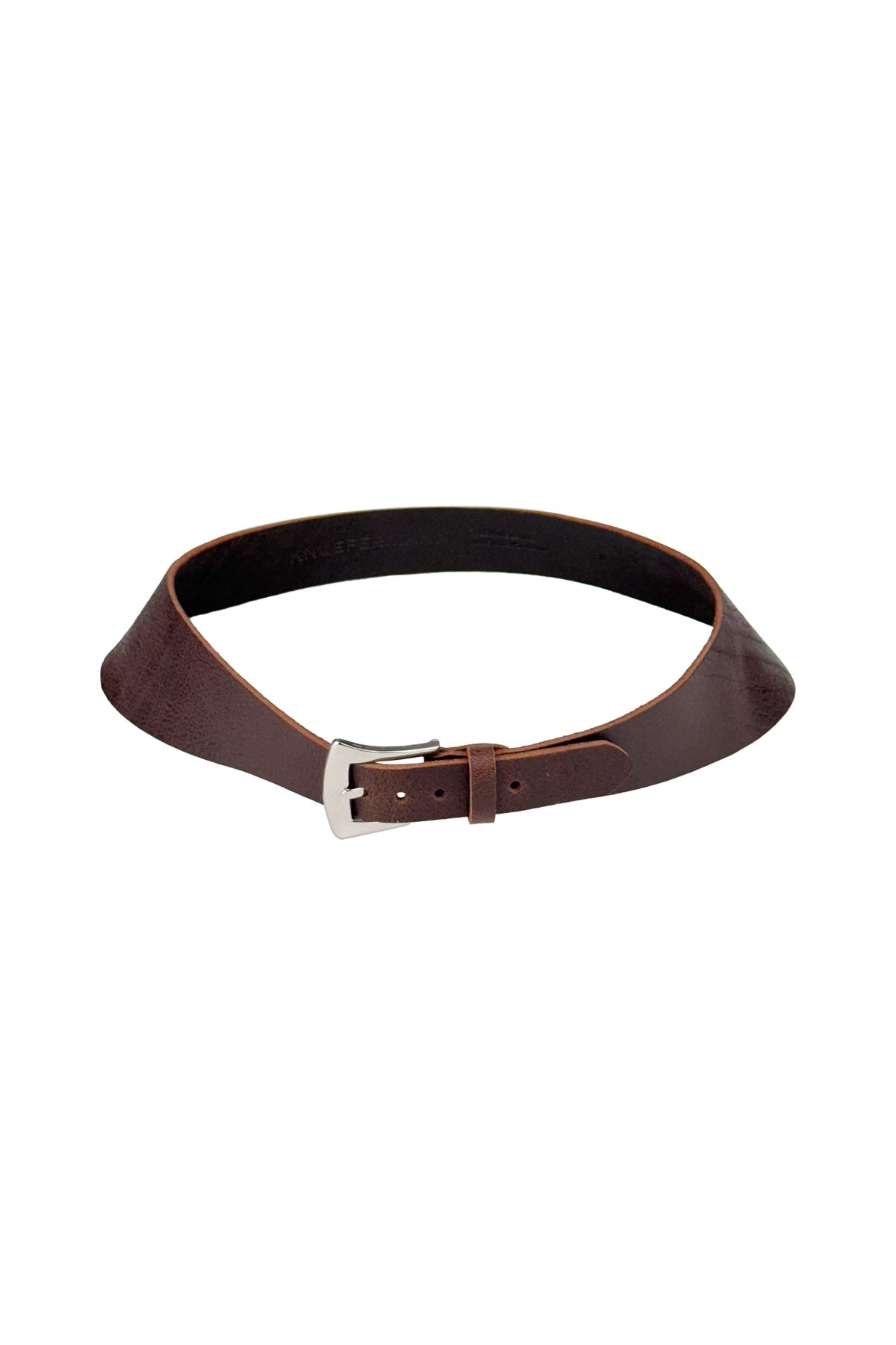 SADDLE BELT NICKEL BUCKLE