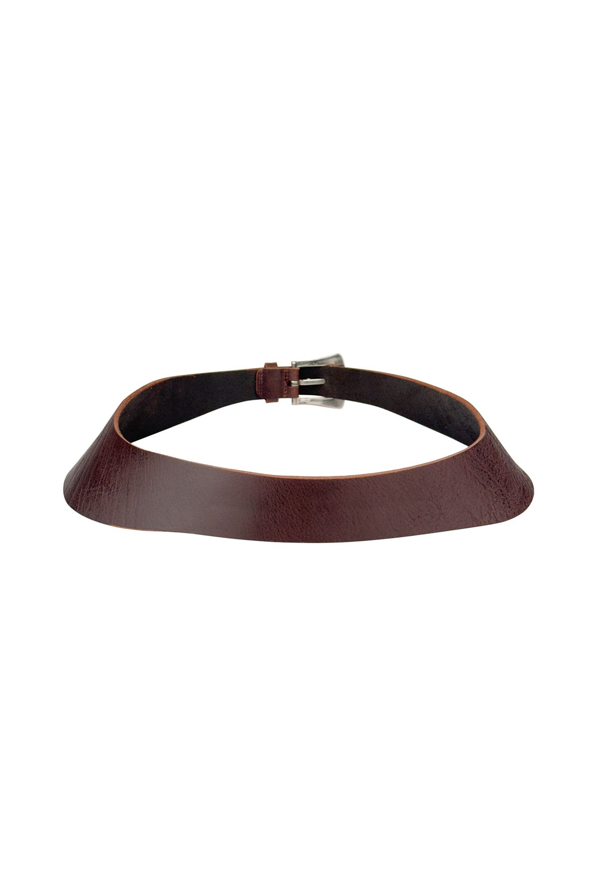 SADDLE BELT NICKEL BUCKLE