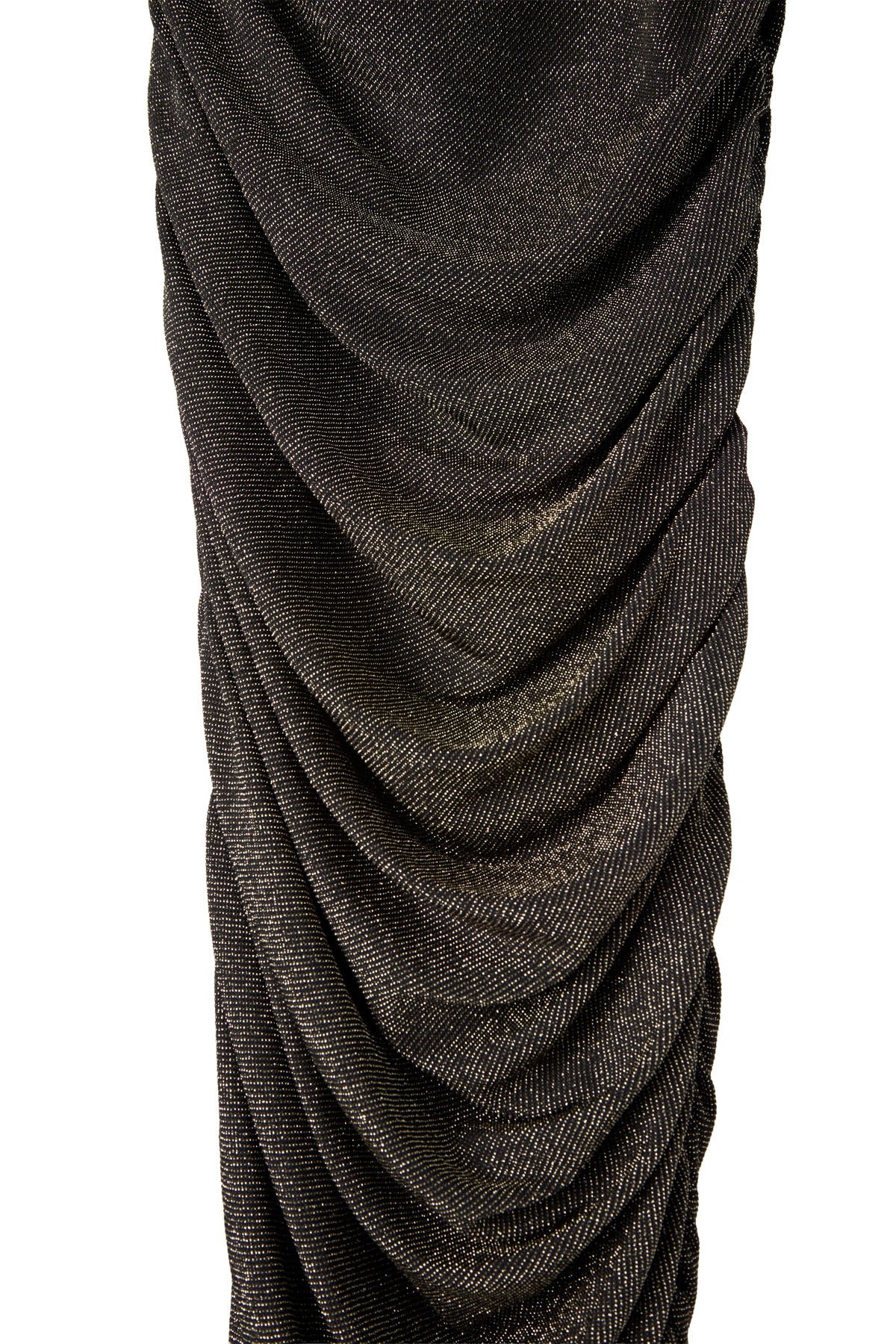 SALIDA DRESS BLACK &amp; GOLD LUREX