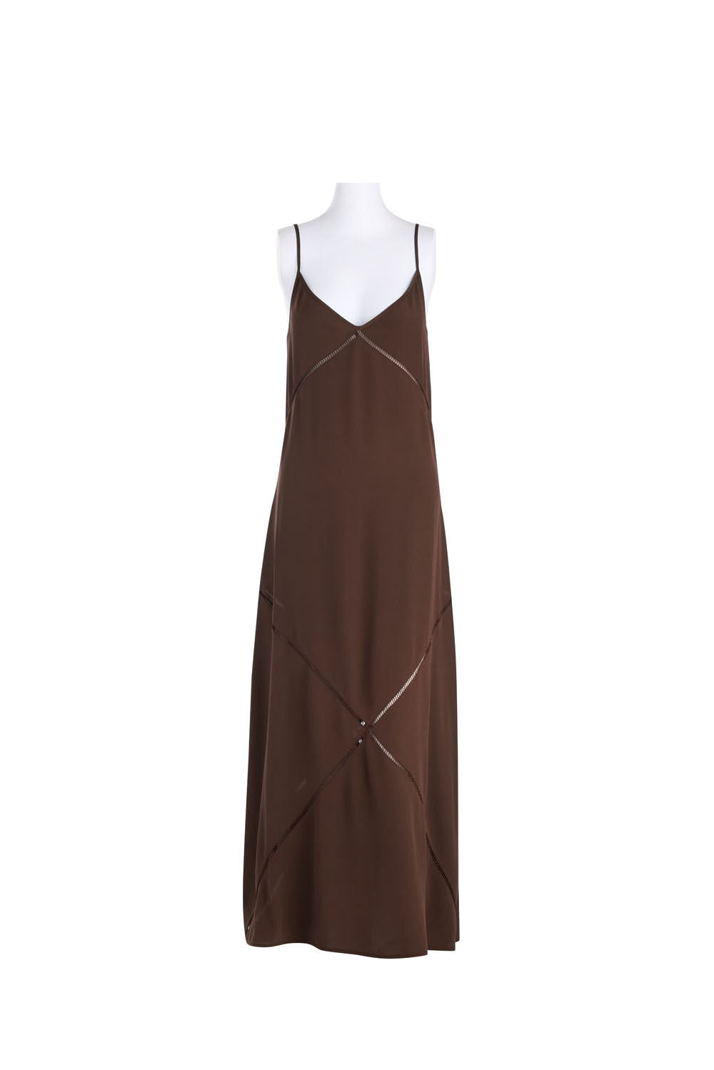 SAMBUCA DRESS CAFE NOIR 100% SILK