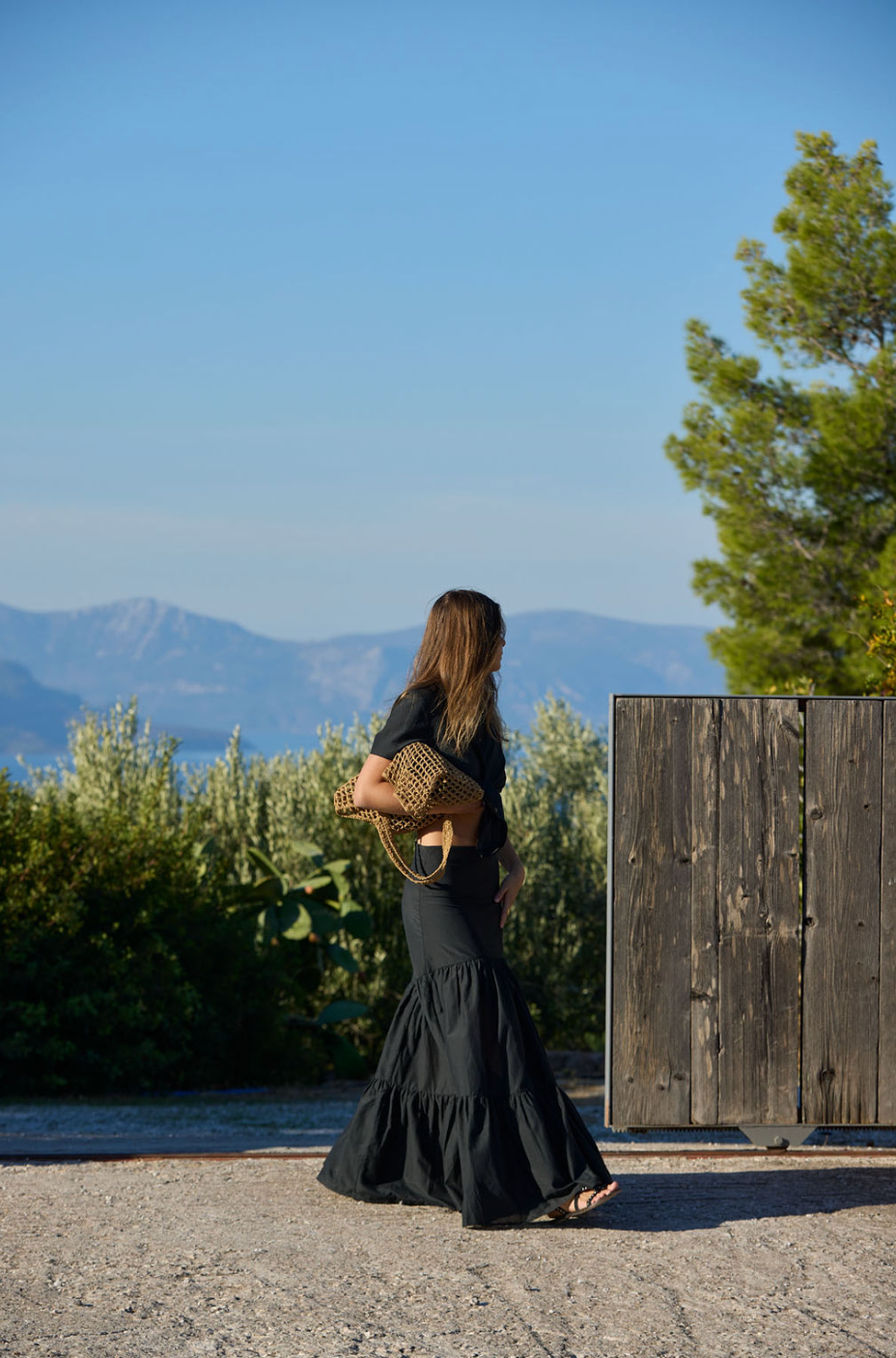 PALERMO SKIRT WASHED BLACK