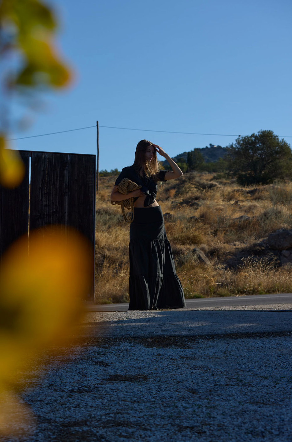 PALERMO SKIRT WASHED BLACK