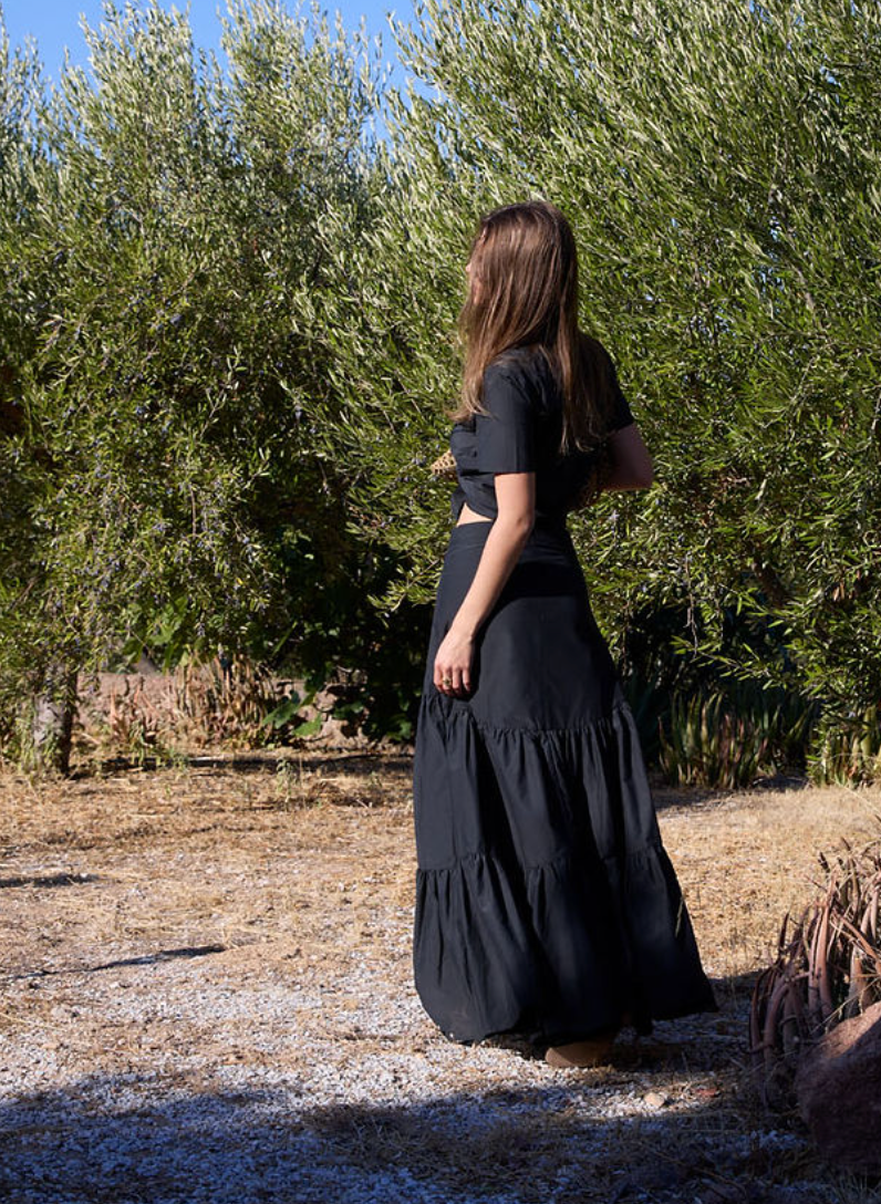 PALERMO SKIRT WASHED BLACK