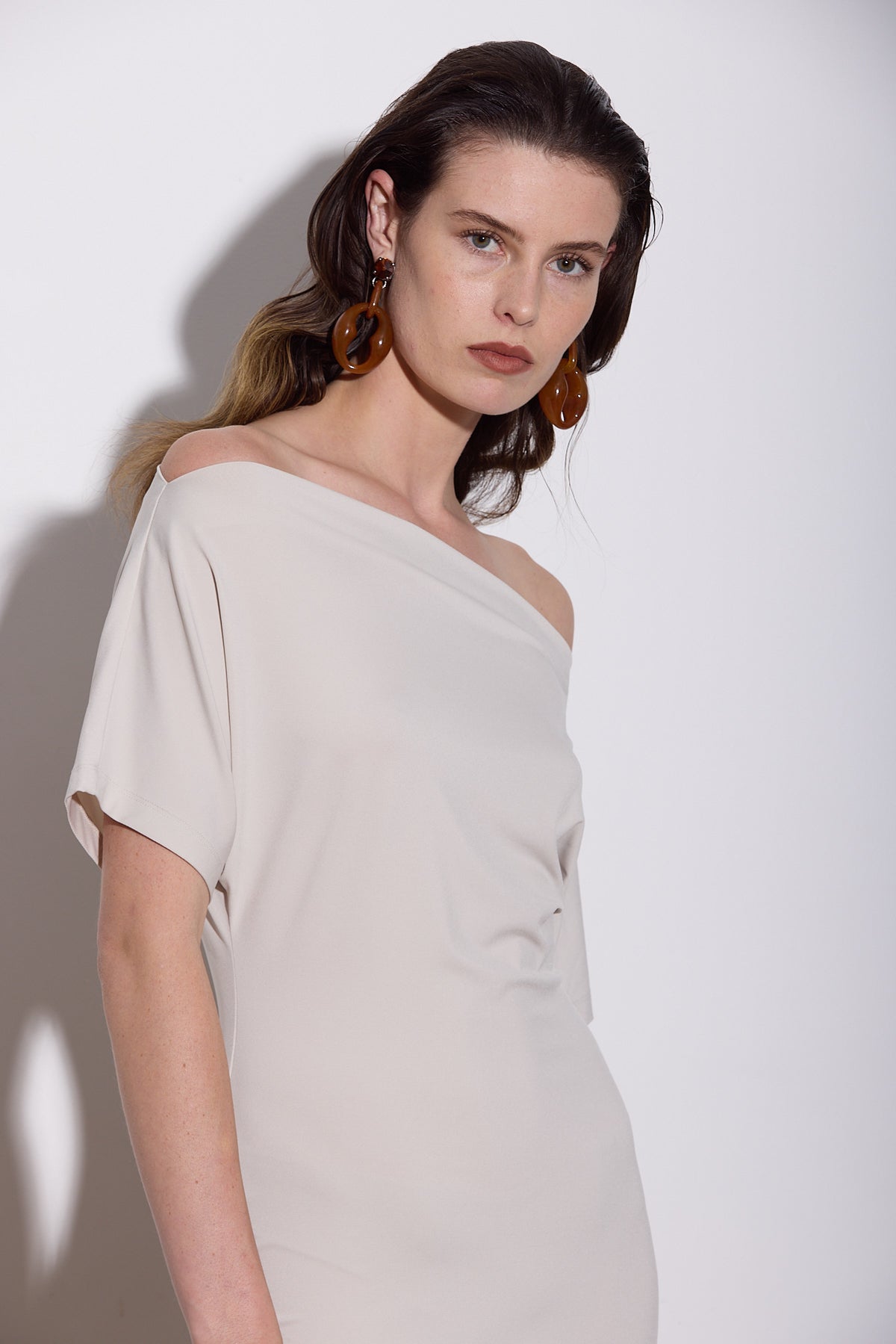 SENNA KLEID LANG SCHWARZ