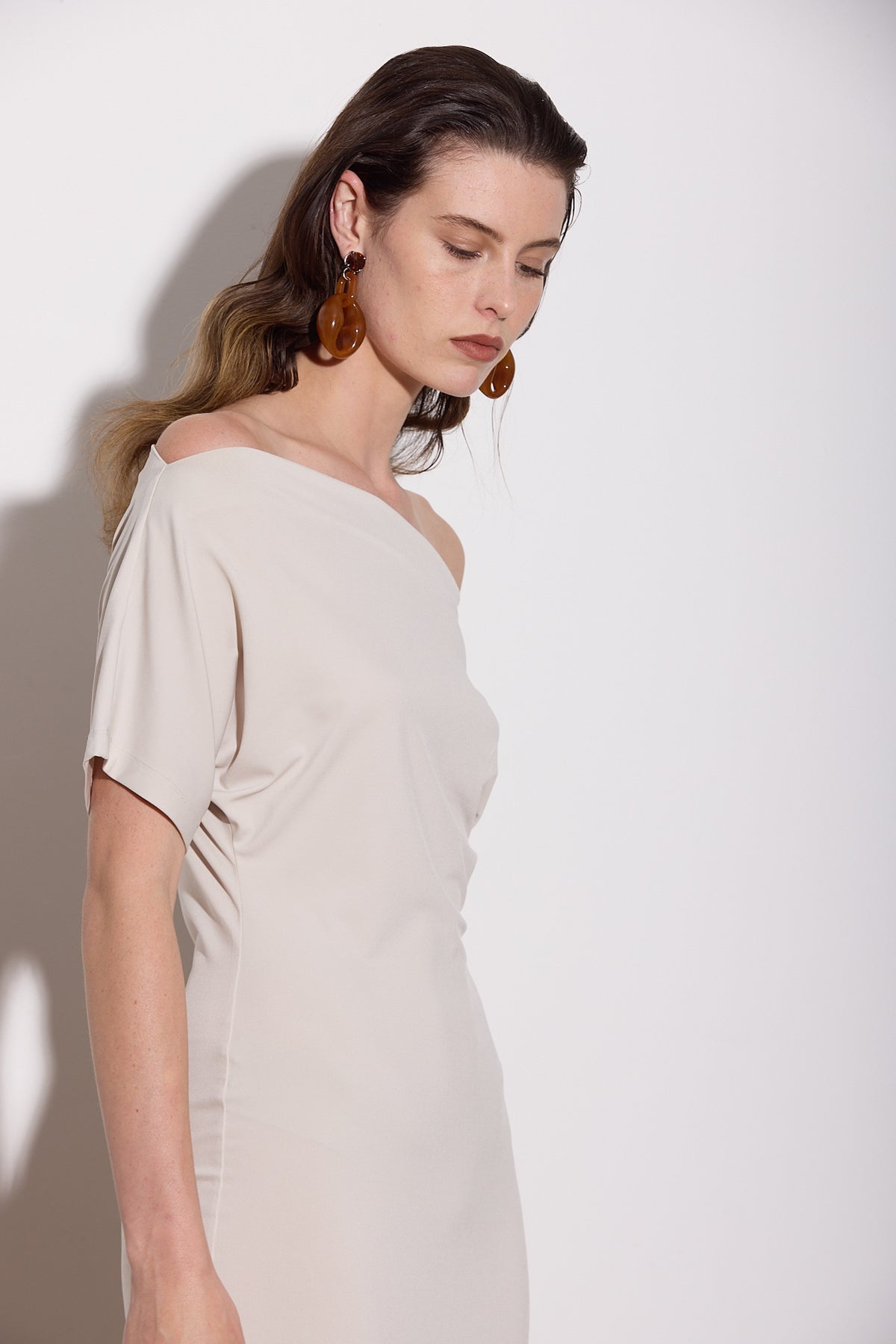 SENNA KLEID LANG SCHWARZ