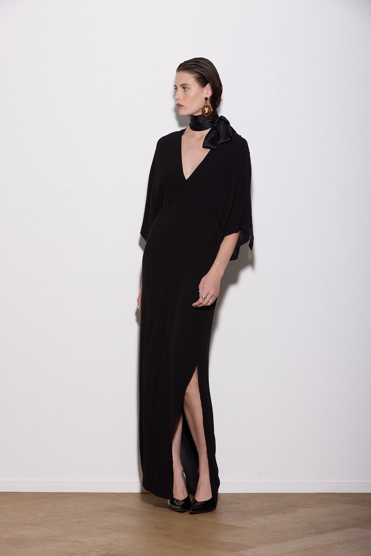 SHAKIRA DRESS MAXI BLACK