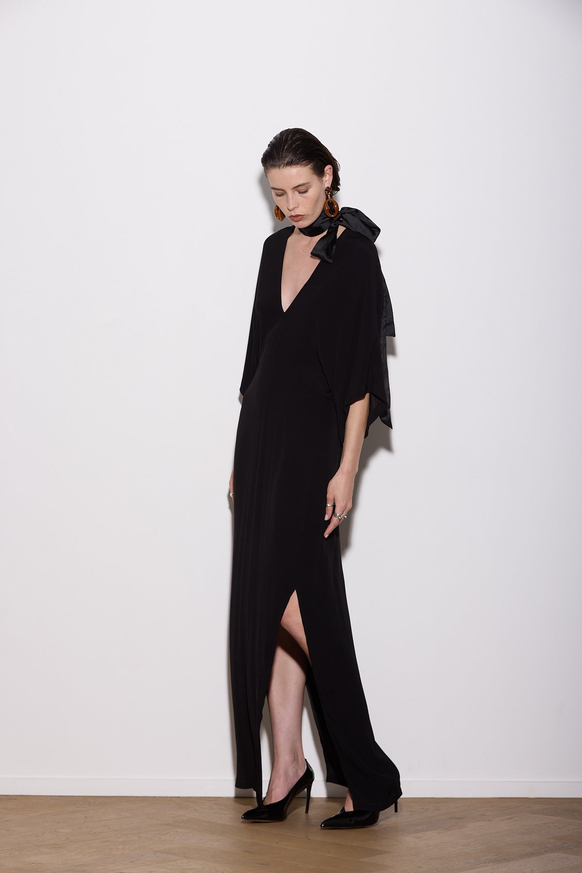 SHAKIRA DRESS MAXI BLACK