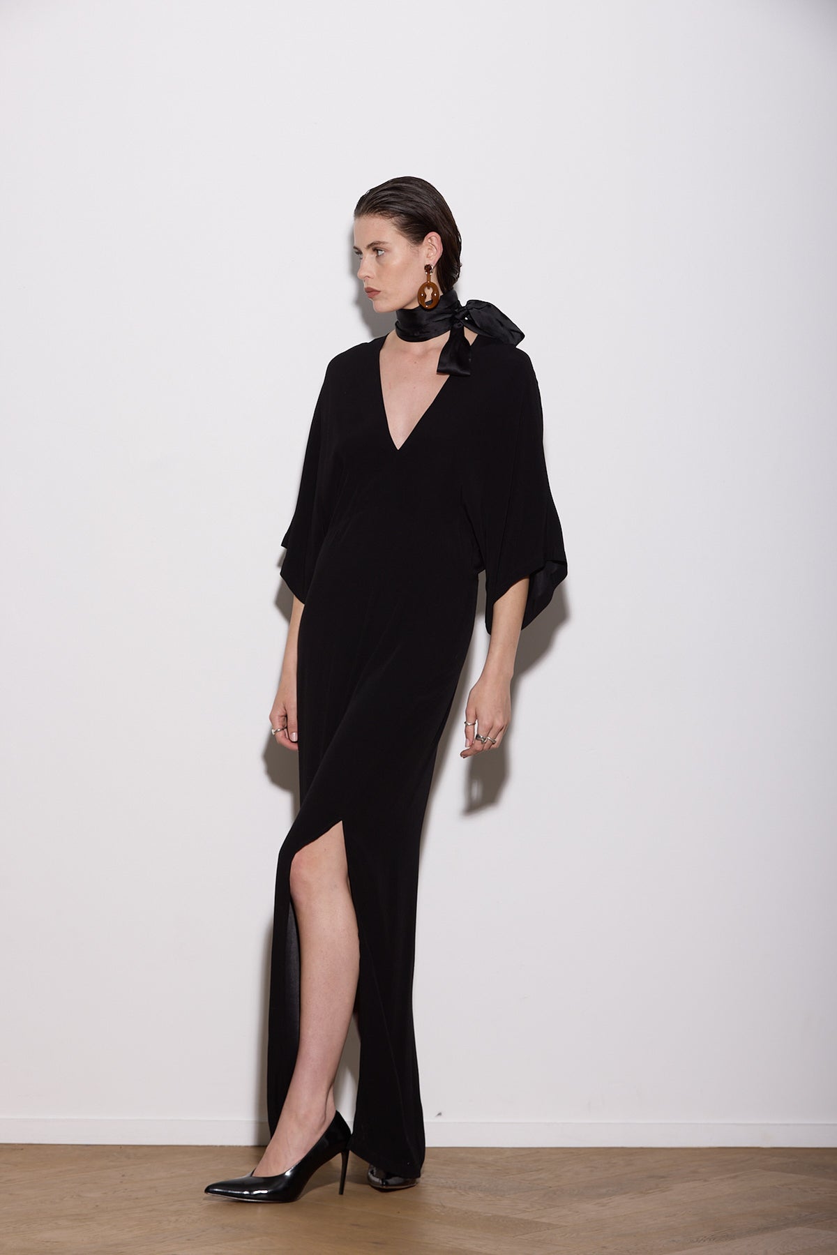 SHAKIRA DRESS MAXI BLACK