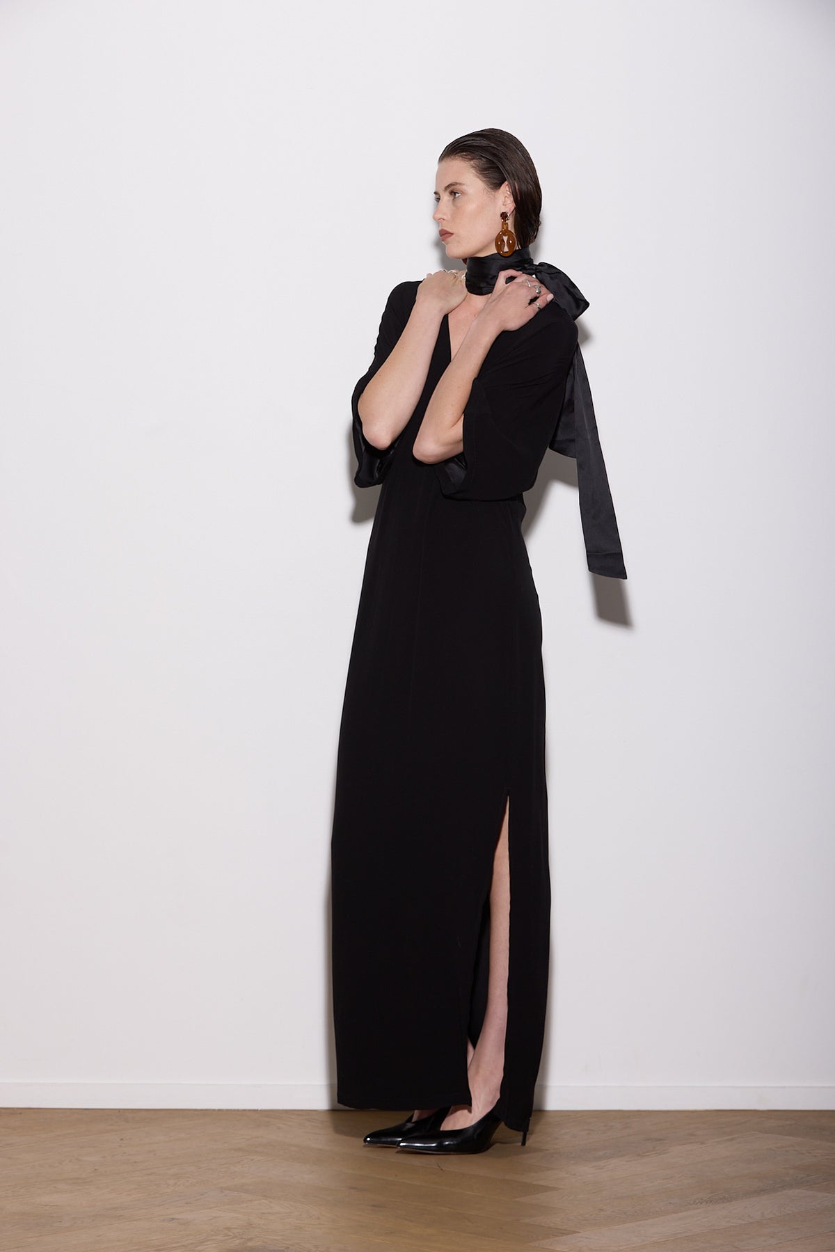 SHAKIRA DRESS MAXI BLACK