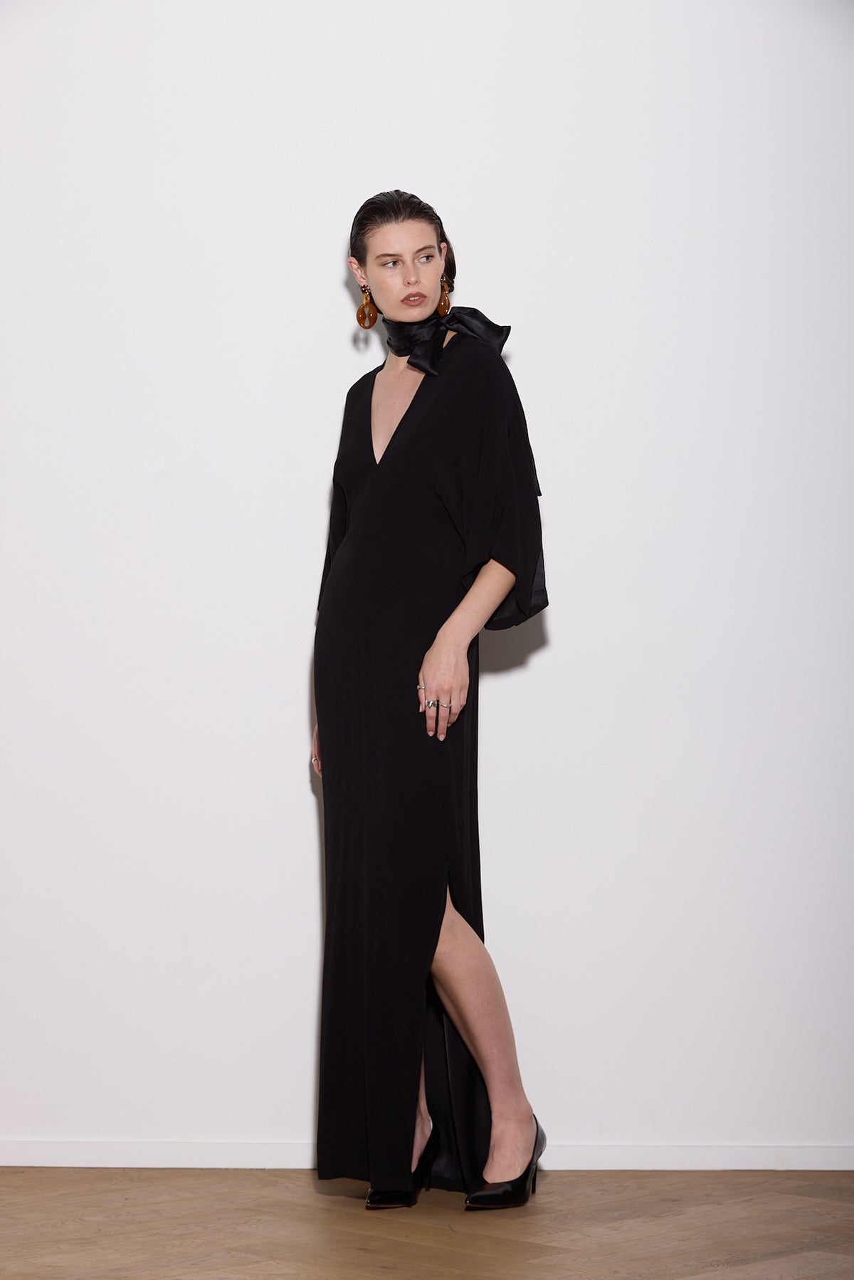 SHAKIRA DRESS MAXI BLACK