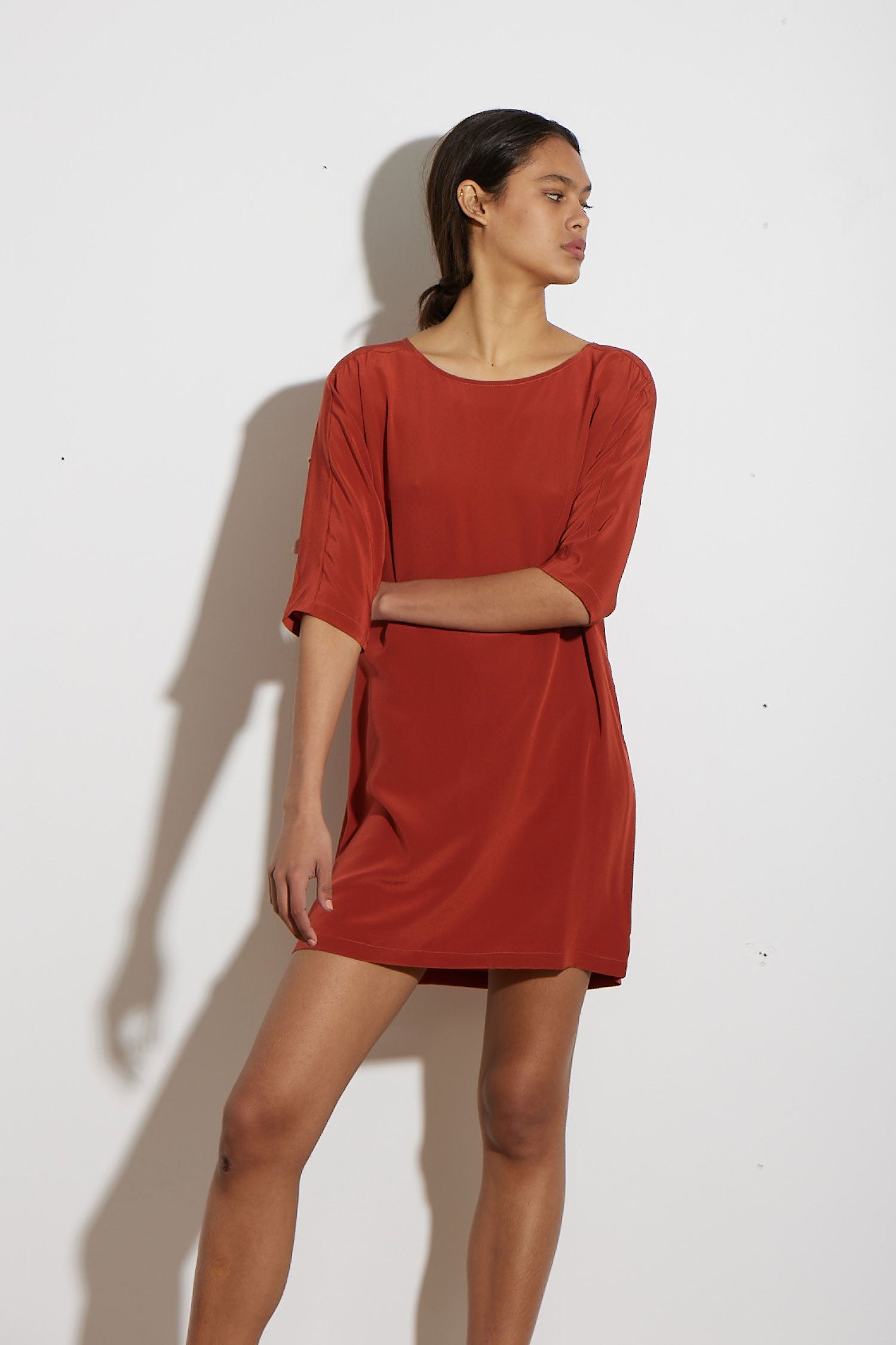 SILK SHIFT BURNT HENNA - KNUEFERMANN 