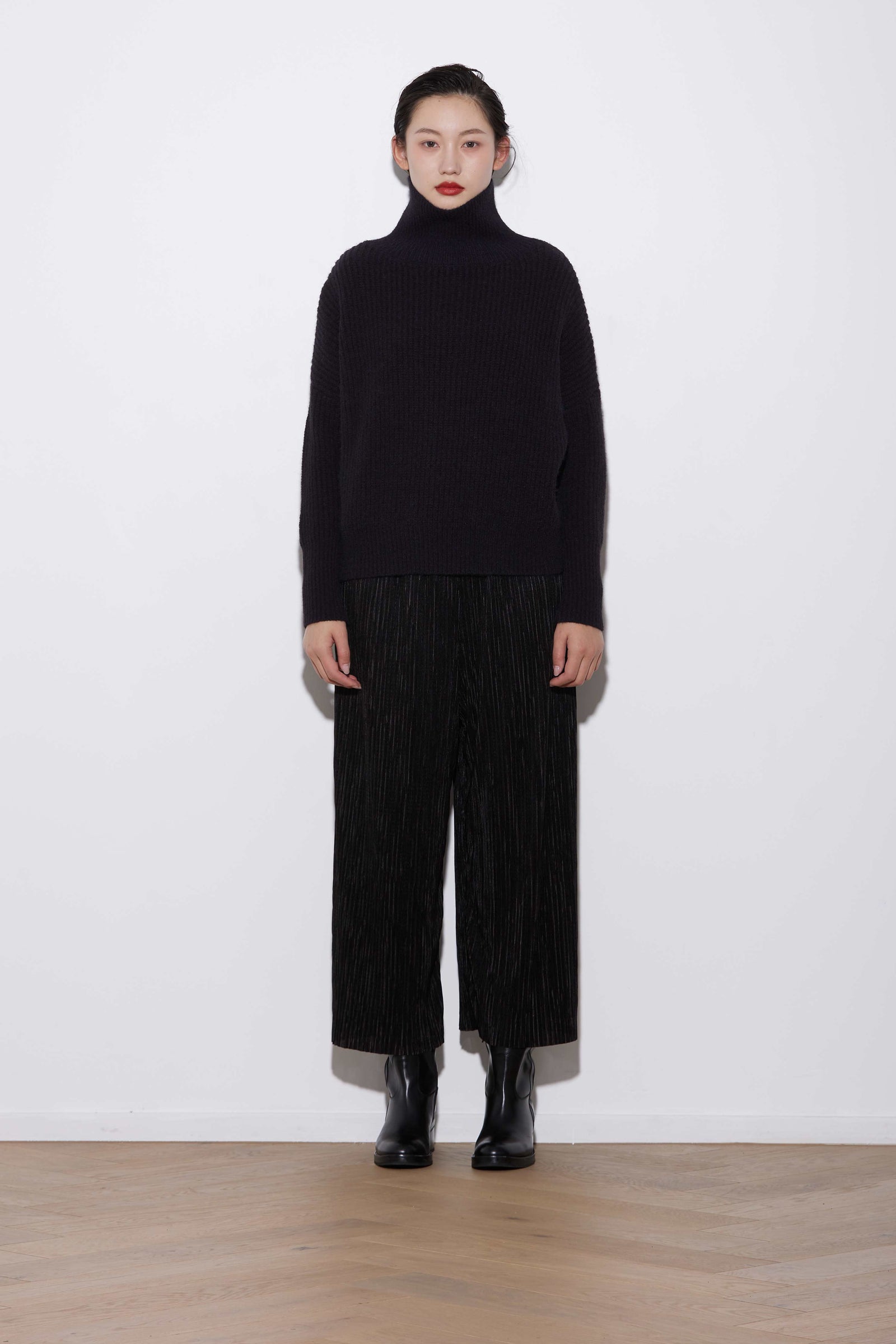 WIDELEG CULOTTES BLACK - KNUEFERMANN 