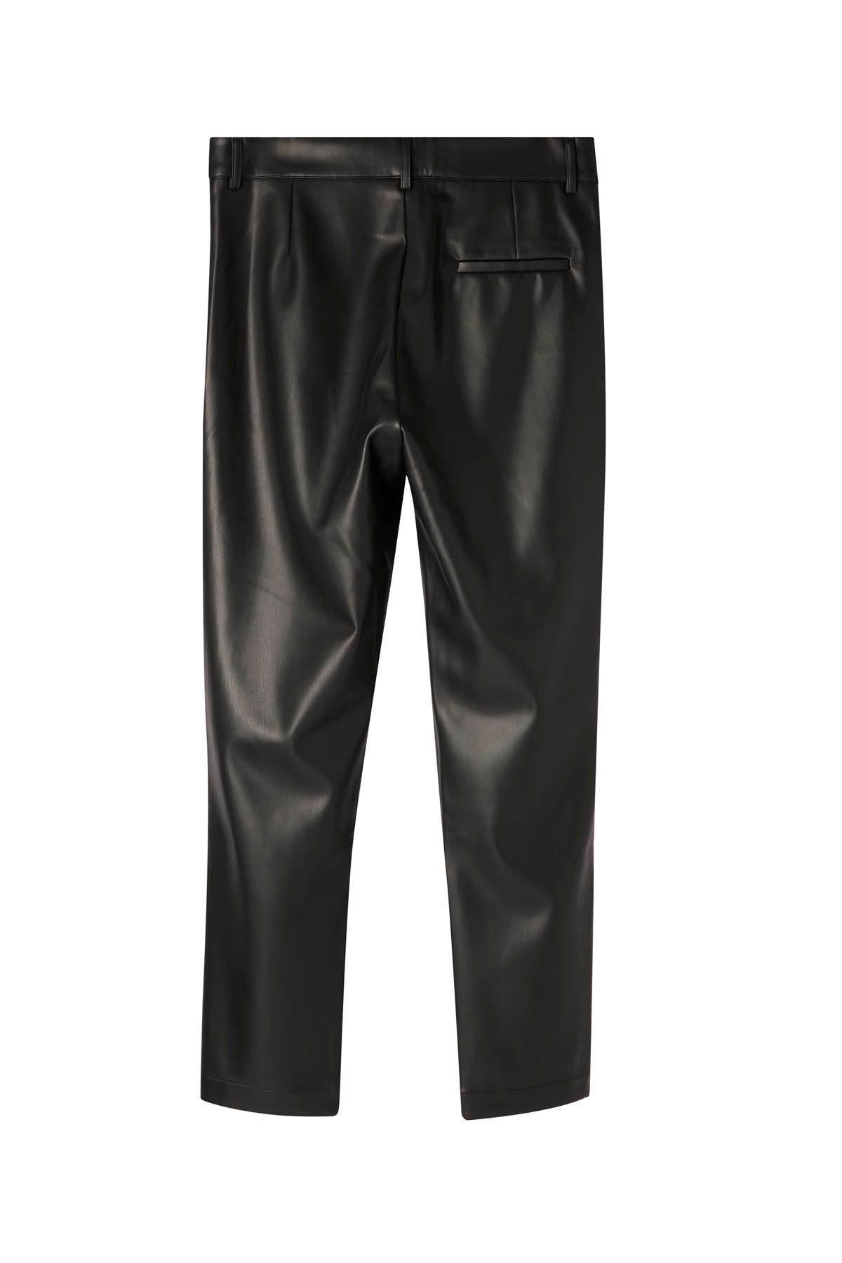 VEGAN LEATHER TUX PANT