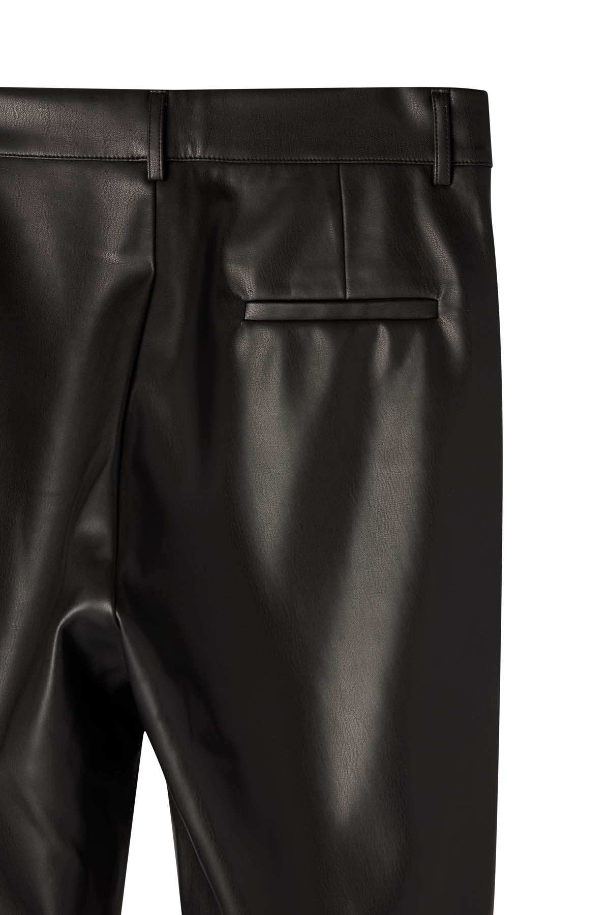 VEGAN LEATHER TUX PANT