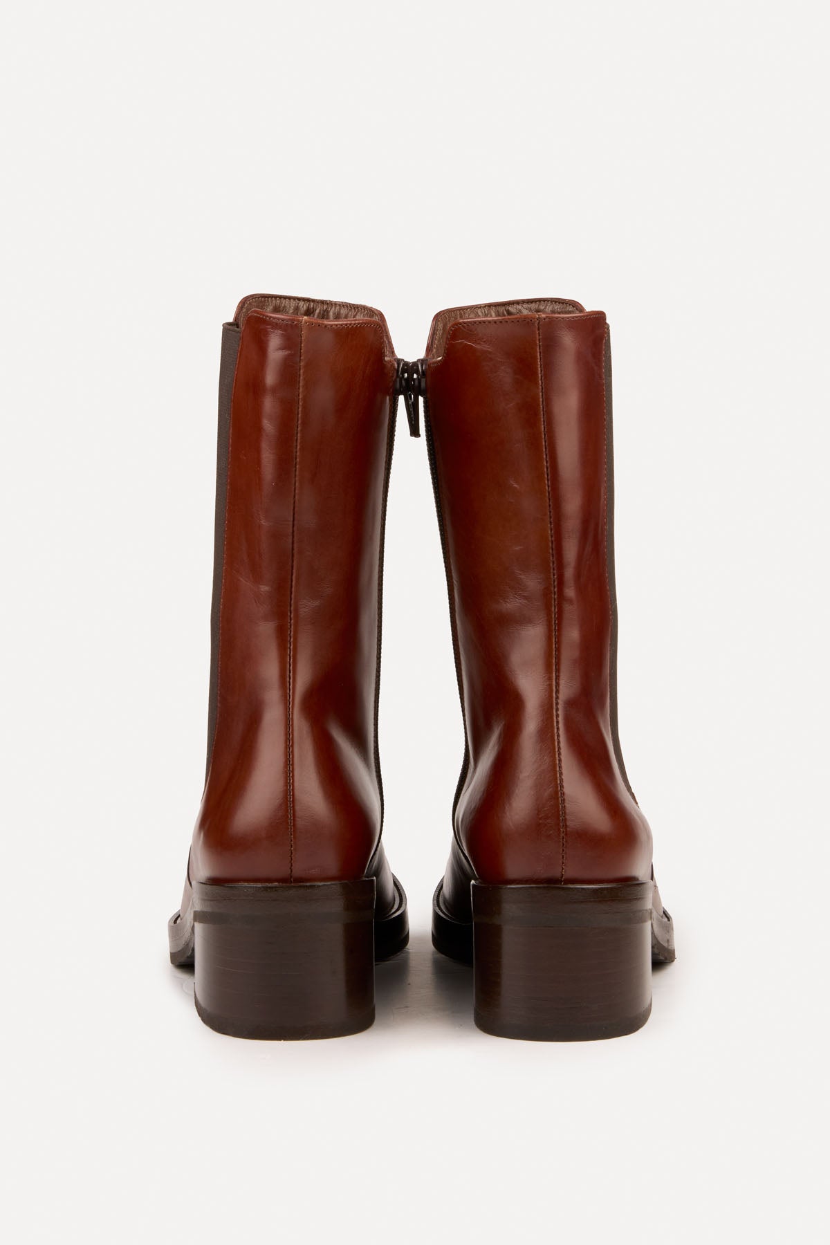 (High ankle ) TRUMANS & KNUEFERMANN ANKLE BOOT COGNAC