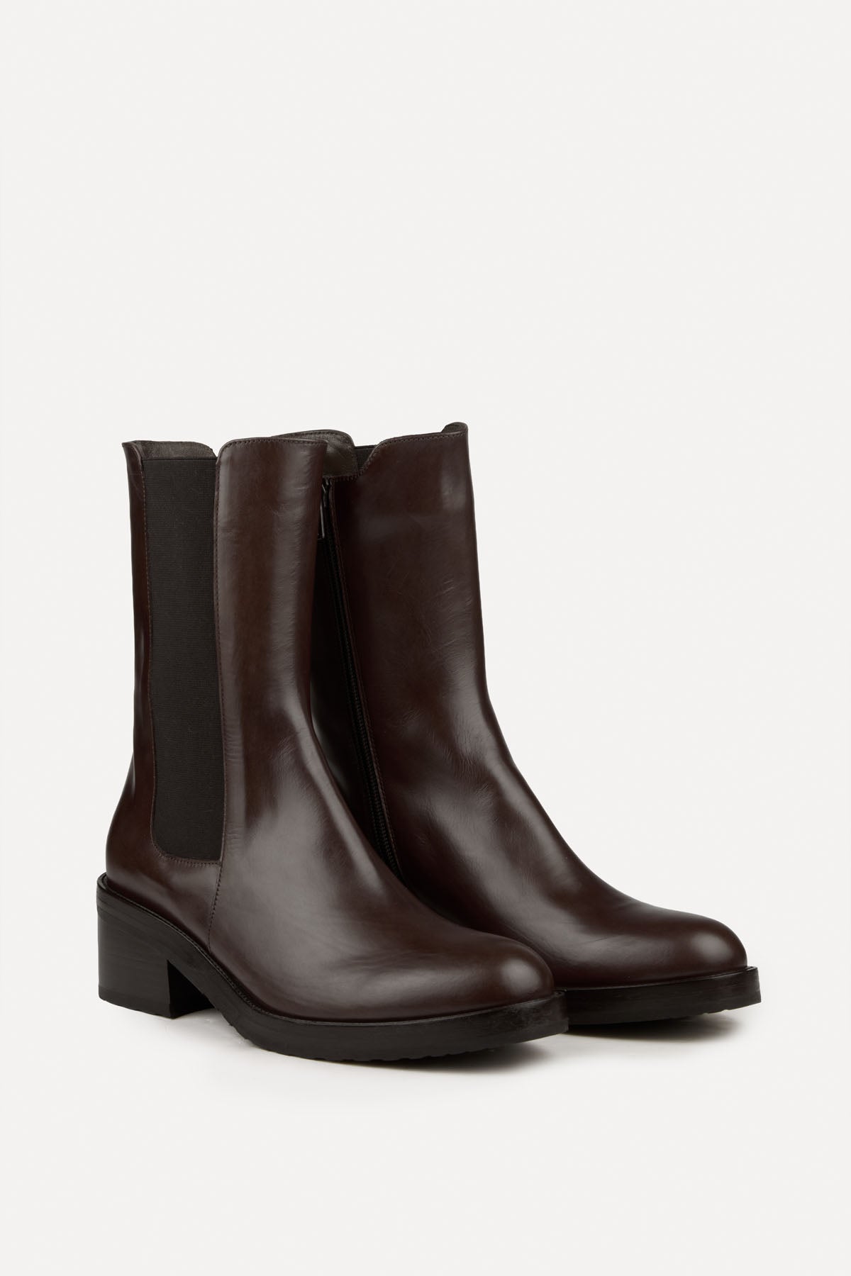 (High ankle ) TRUMANS & KNUEFERMANN ANKLE BOOT CHOCOLATE