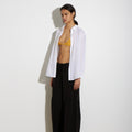 TIERED DRAWSTRING PANT BLACK SILK - KNUEFERMANN 