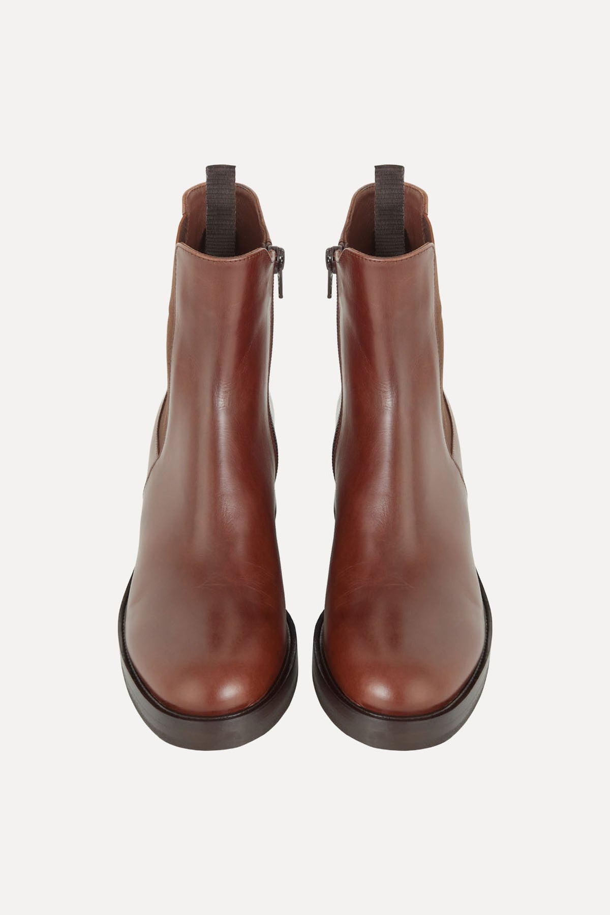 TRUMANS &amp; KNUEFERMANN STIEFELETTE COGNAC