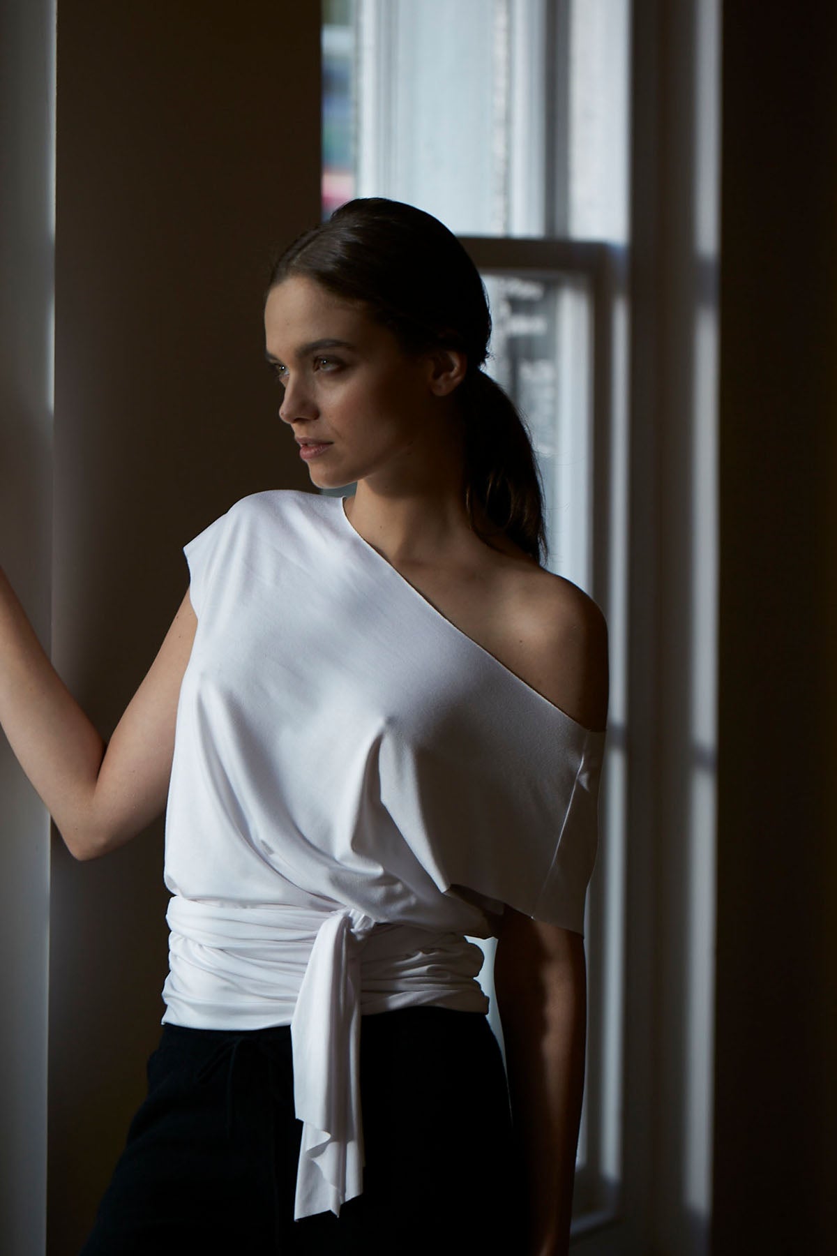 WRAP T WHITE