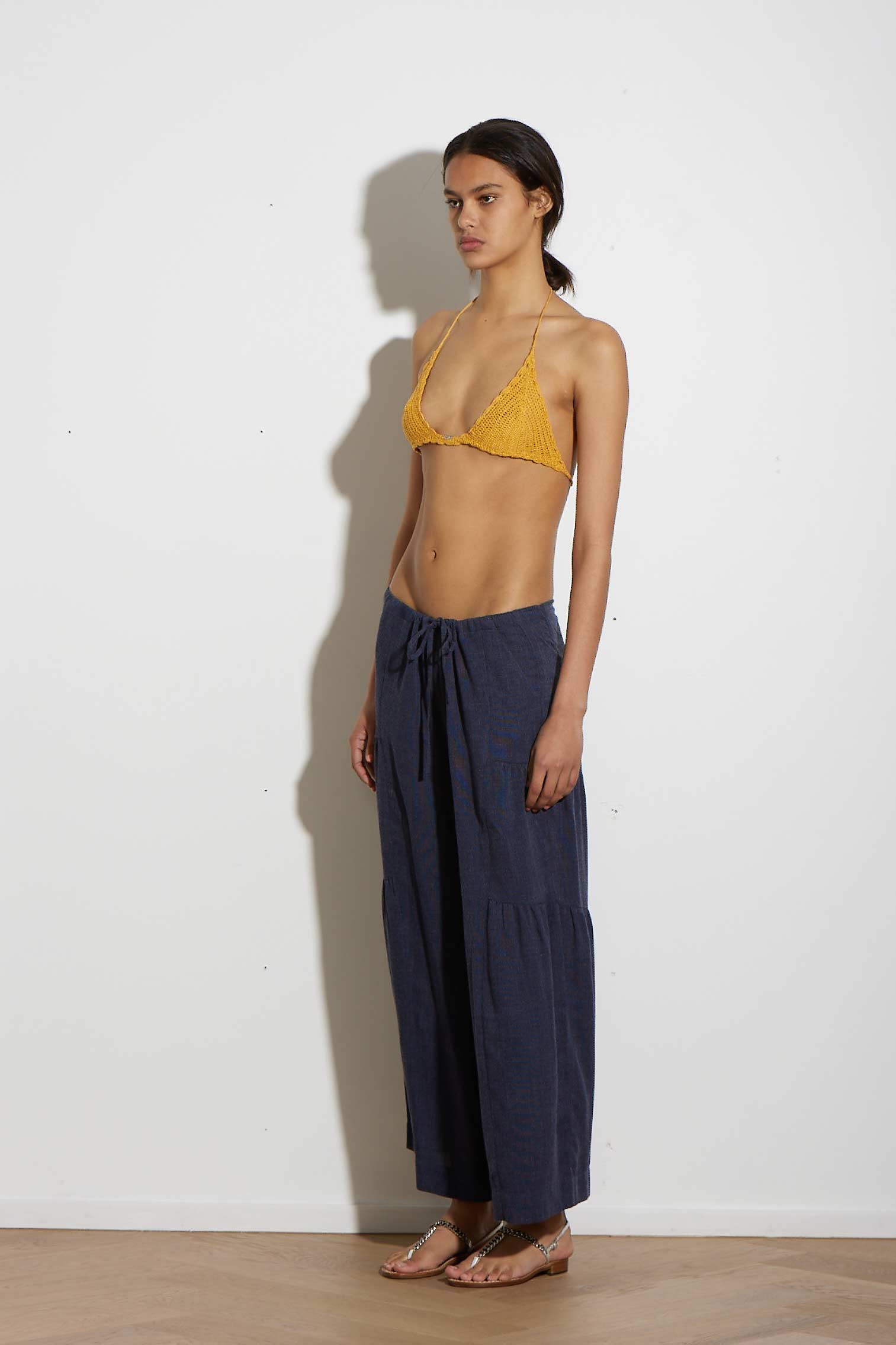TIERED DRAWSTRING PANT - KNUEFERMANN 