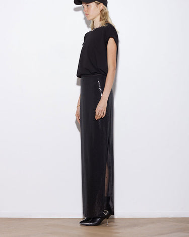 ARAMIS SKIRT LONG BLACK - KNUEFERMANN 