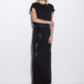 ARAMIS SKIRT LONG BLACK - KNUEFERMANN 