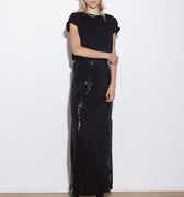 ARAMIS SKIRT LONG BLACK - KNUEFERMANN 