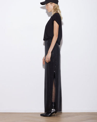 ARAMIS SKIRT LONG BLACK - KNUEFERMANN 