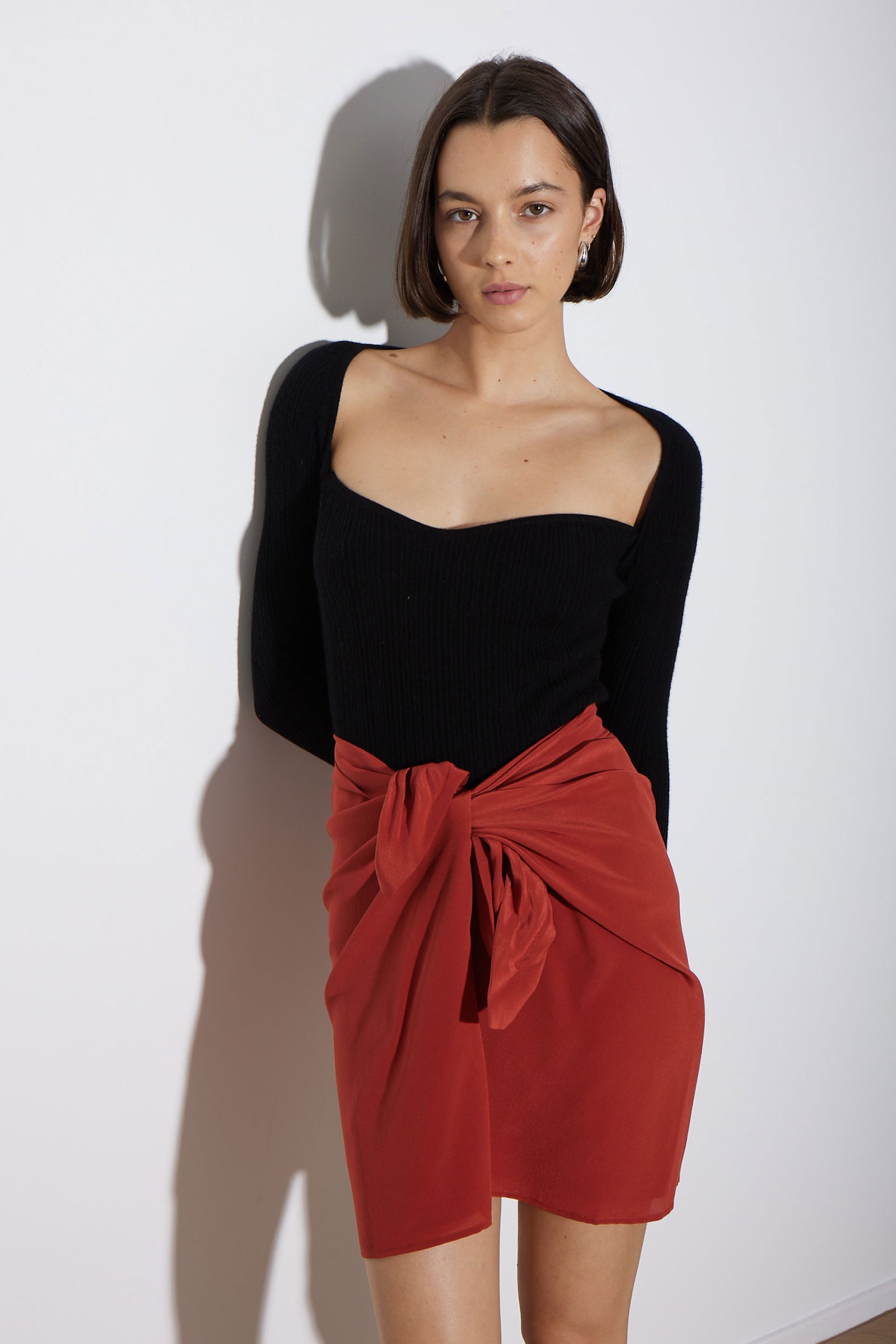 ARLO TOP BLACK CASHMERE - KNUEFERMANN 