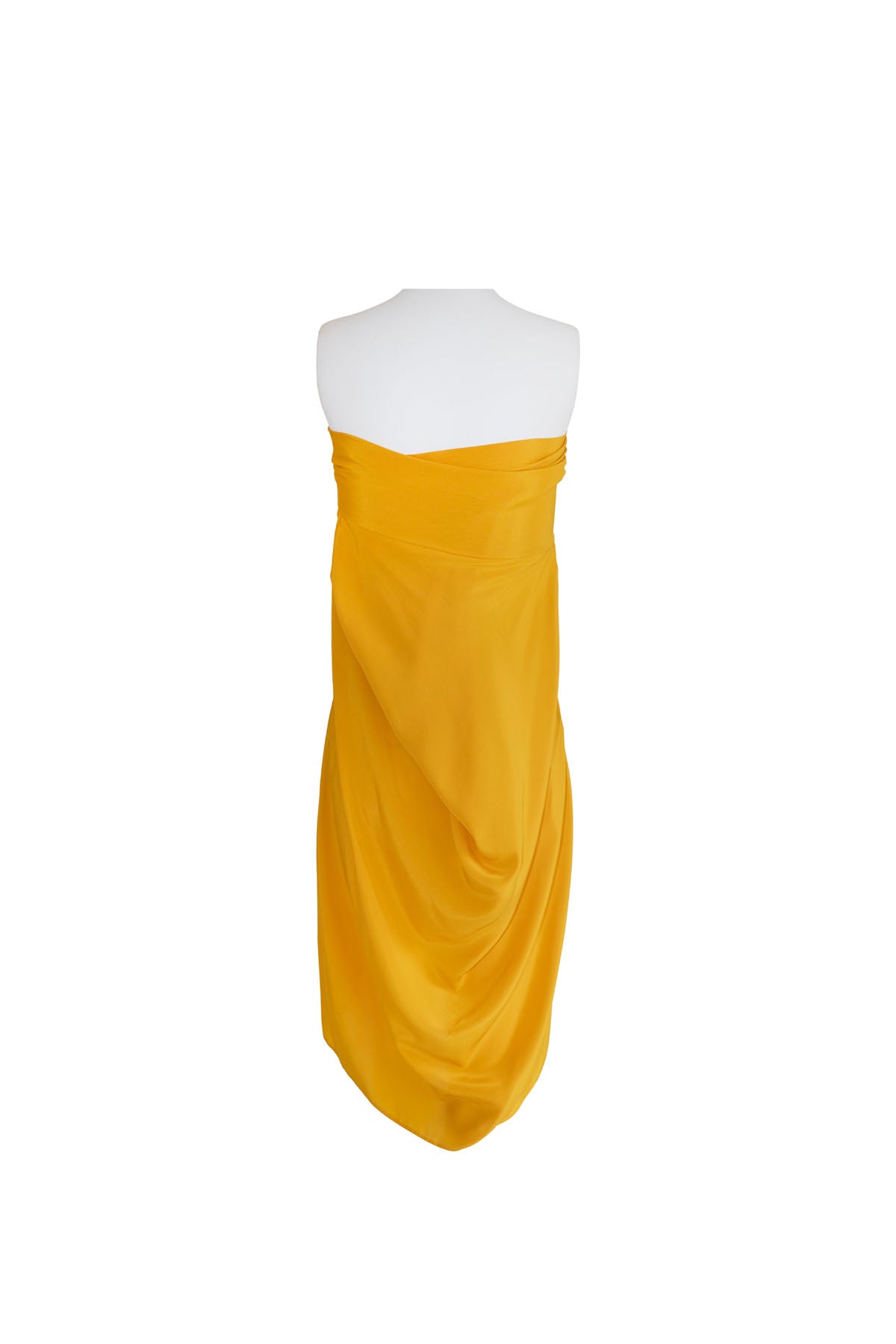 BOW DRESS KNEELENGTH SILK