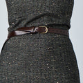 BOYFRIEND BELT CHOCOLATE/GOLD - KNUEFERMANN 