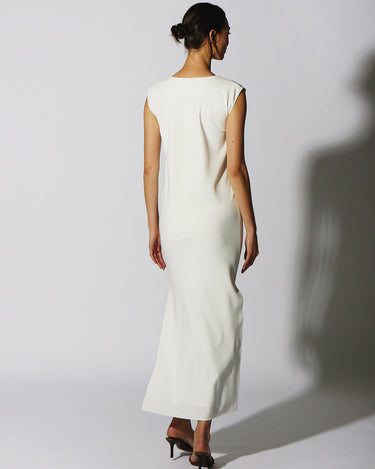 HALSTON WHITE JERSEY - KNUEFERMANN 