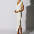 HALSTON WHITE JERSEY - KNUEFERMANN 