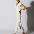 HALSTON WHITE JERSEY - KNUEFERMANN 