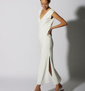 HALSTON WHITE JERSEY - KNUEFERMANN 