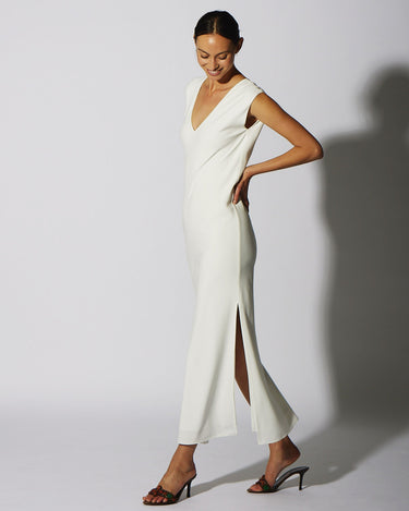 HALSTON WHITE JERSEY - KNUEFERMANN 