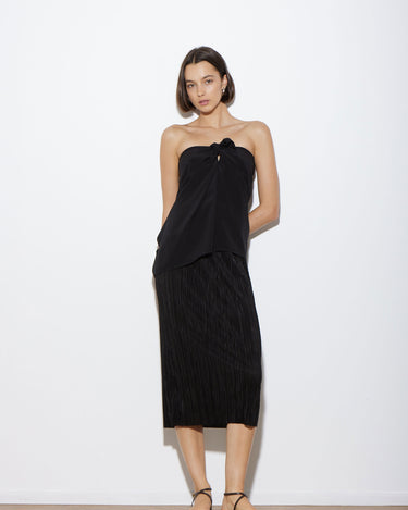 IMAGAWA TUBE SKIRT MAXI BLACK - KNUEFERMANN 