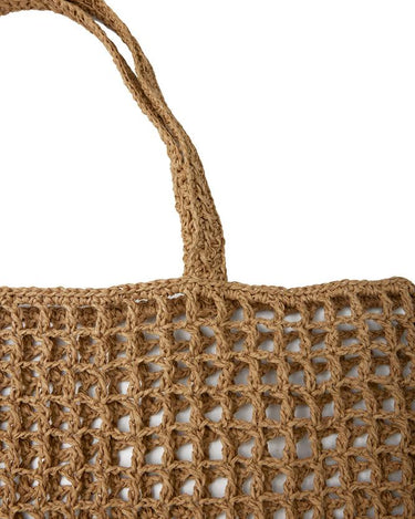 ITS THE LITTLE THINGS:  RAFFIA TOTE - KNUEFERMANN 