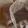 ITS THE LITTLE THINGS:  RAFFIA TOTE - KNUEFERMANN 