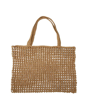 ITS THE LITTLE THINGS:  RAFFIA TOTE - KNUEFERMANN 