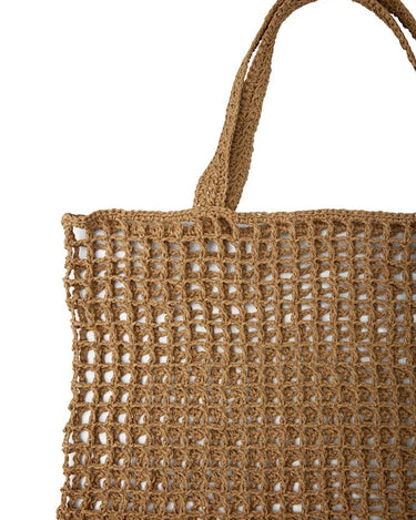 ITS THE LITTLE THINGS:  RAFFIA TOTE - KNUEFERMANN 