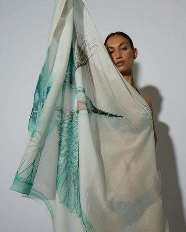 KINGFISHER SARONG - KNUEFERMANN 