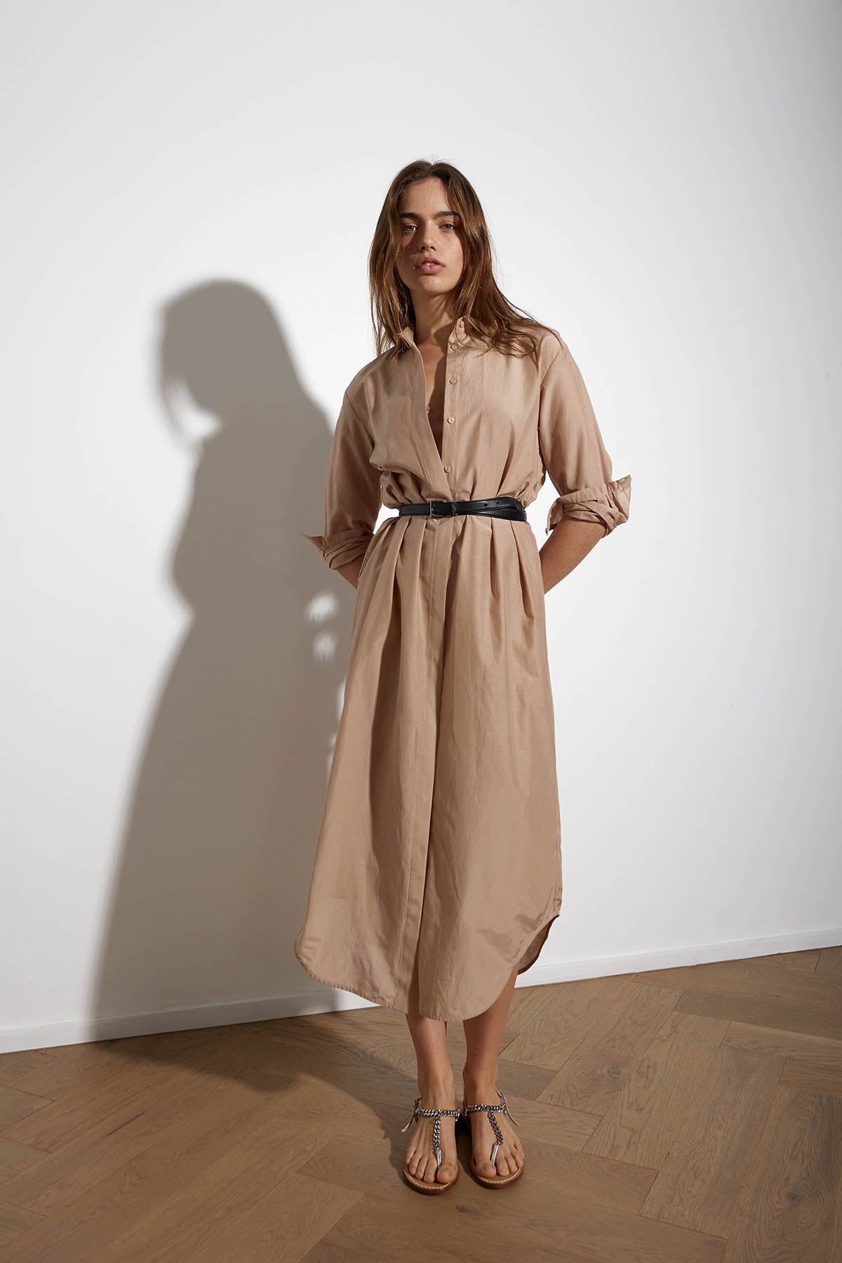 CITY SHIRTDRESS DUNE - KNUEFERMANN 