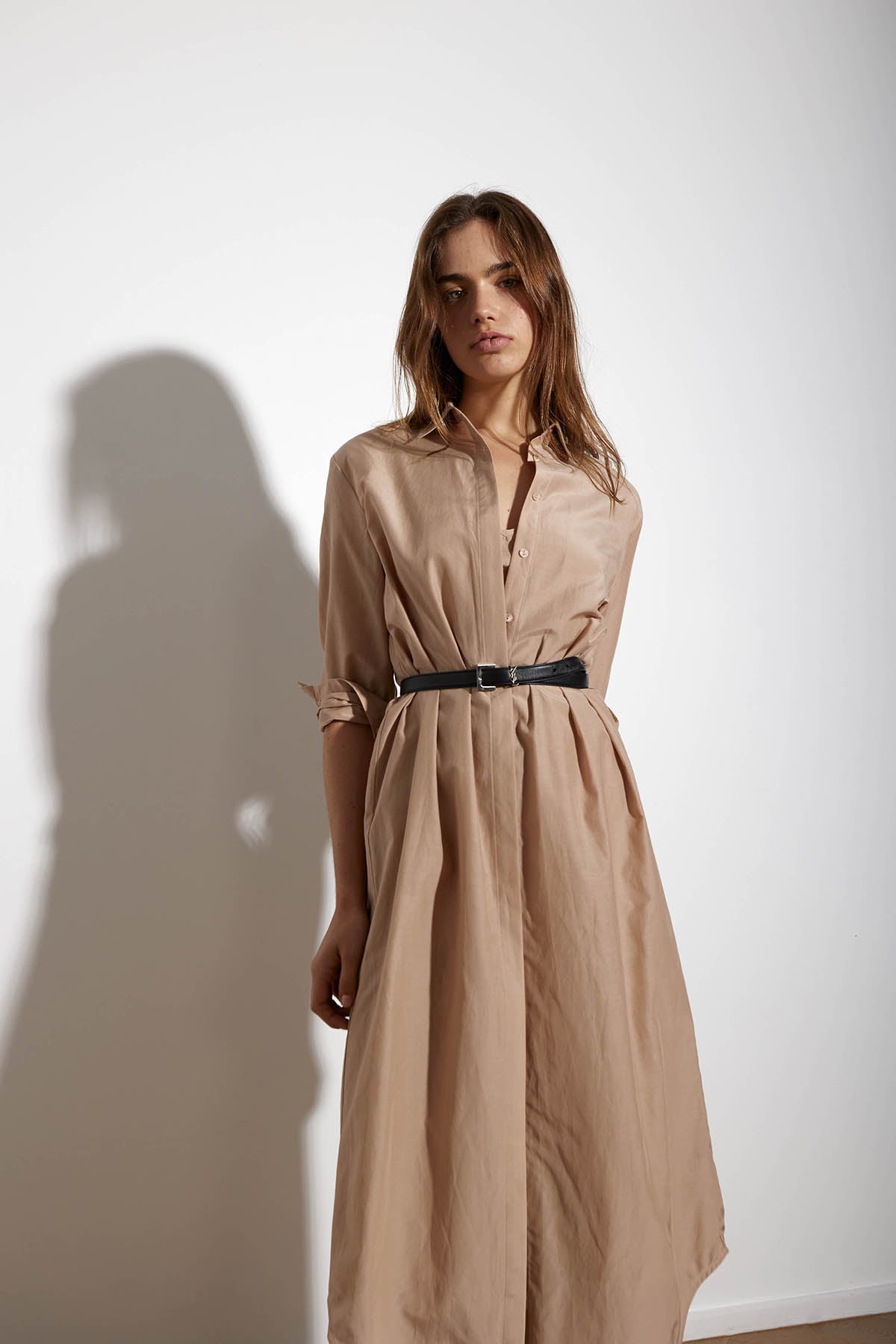 CITY SHIRTDRESS DUNE - KNUEFERMANN 