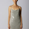 SEQUIN MINIDRESS SILVER - KNUEFERMANN 