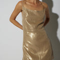 SEQUIN MINIDRESS GOLD - KNUEFERMANN 