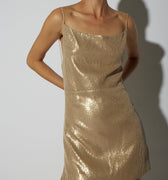 SEQUIN MINIDRESS GOLD - KNUEFERMANN 