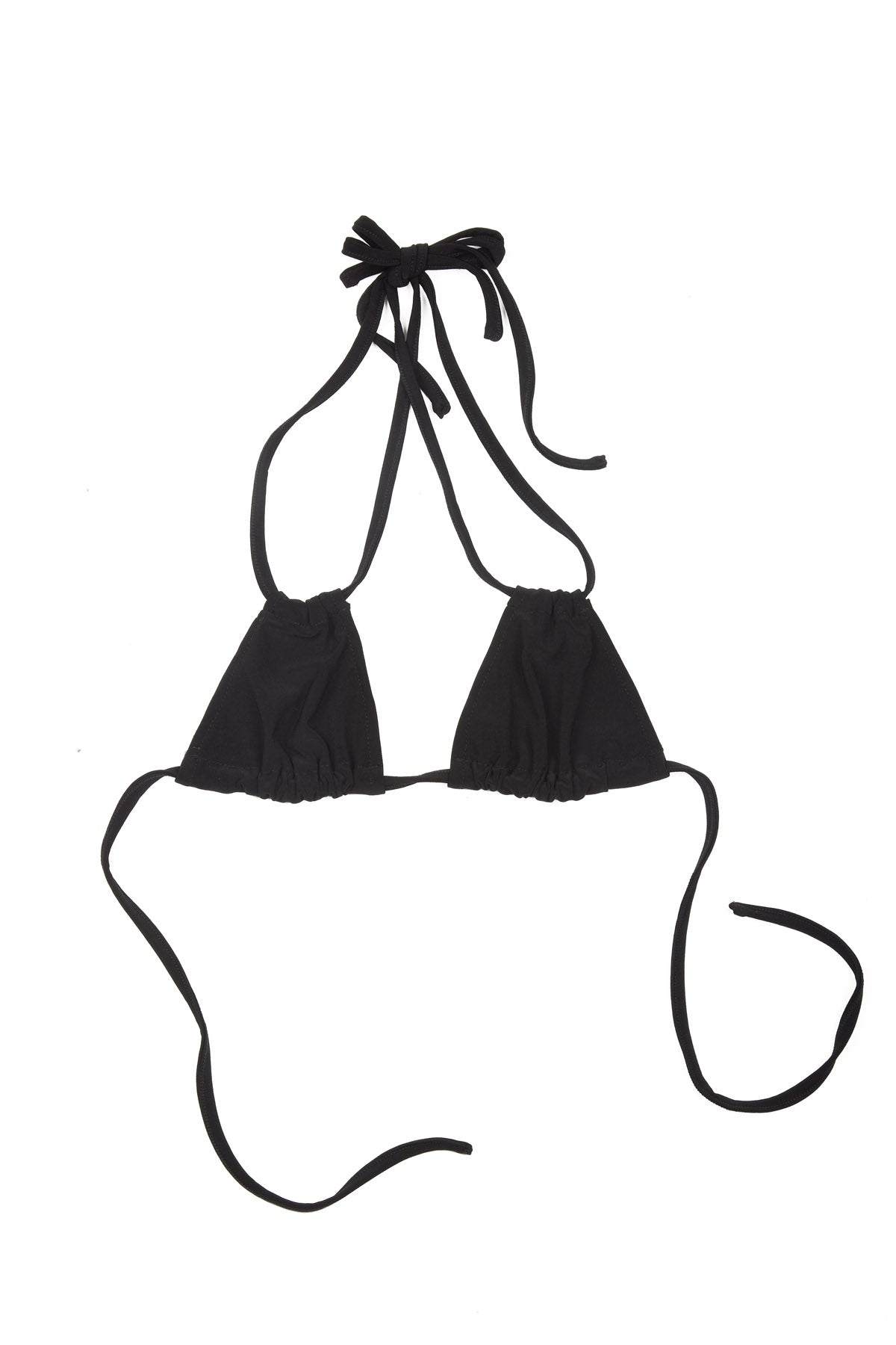 STRING BIKINI TOP BLACK - KNUEFERMANN 