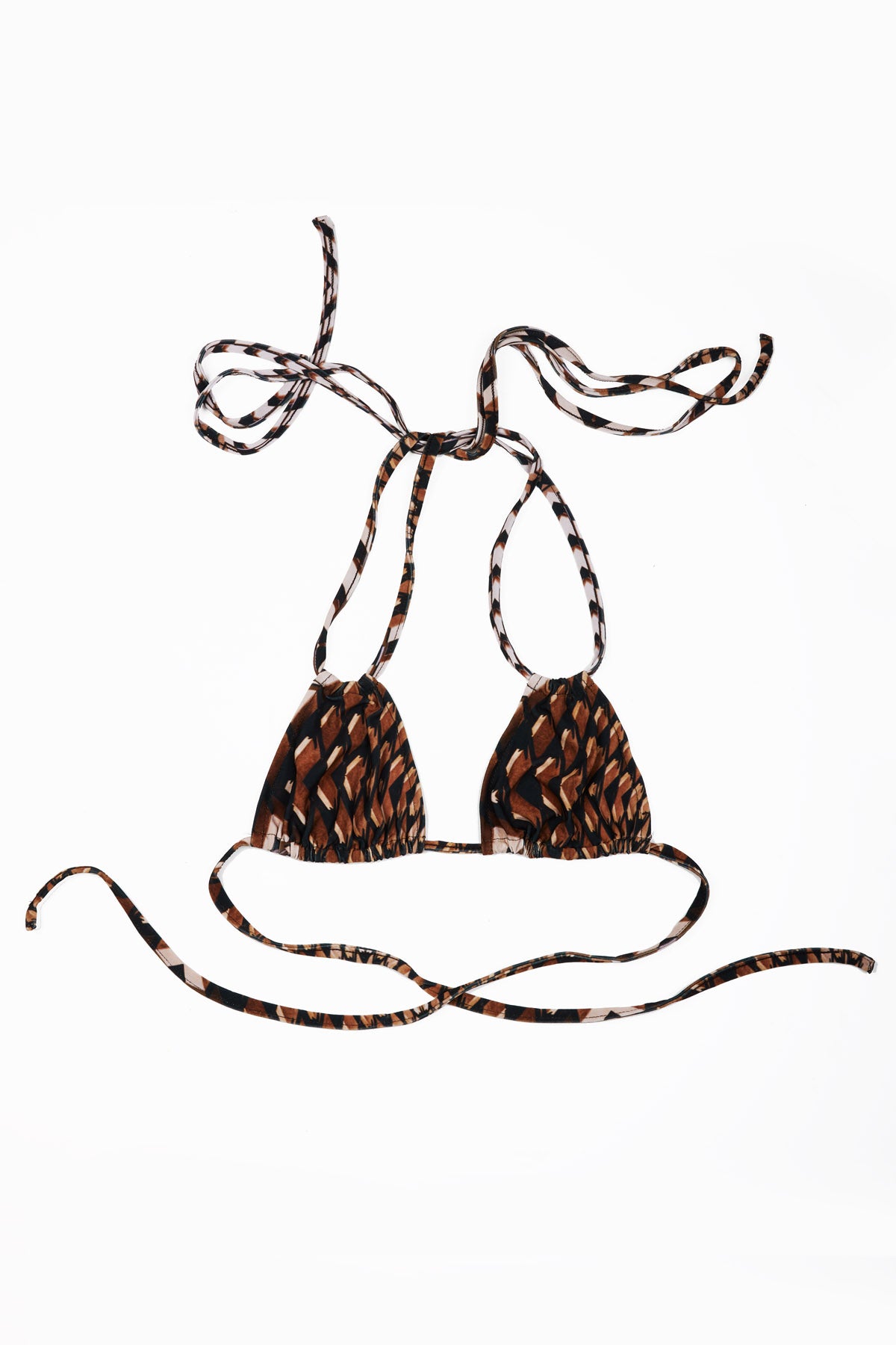 STRING BIKINI TOP ARCHITECTURAL PRINT - KNUEFERMANN 